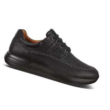 Men's Ecco Soft 7 Runner Seawalker Sneakers Black | Canada 634EBC